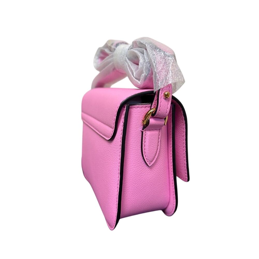 Versace Pink Leather Medusa Crossbody Bag - Picture 6 of 14